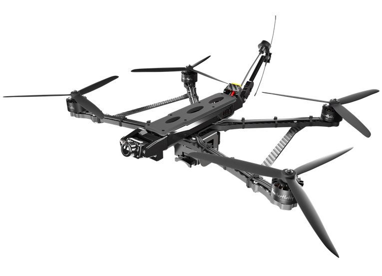 FPV - дрон 10 дюймів "ШПАК" карбон поворотна сутінкова камера FLY KROP